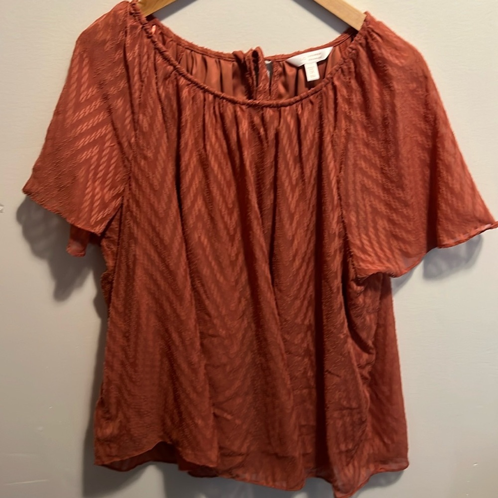 Pink zig zag blouse